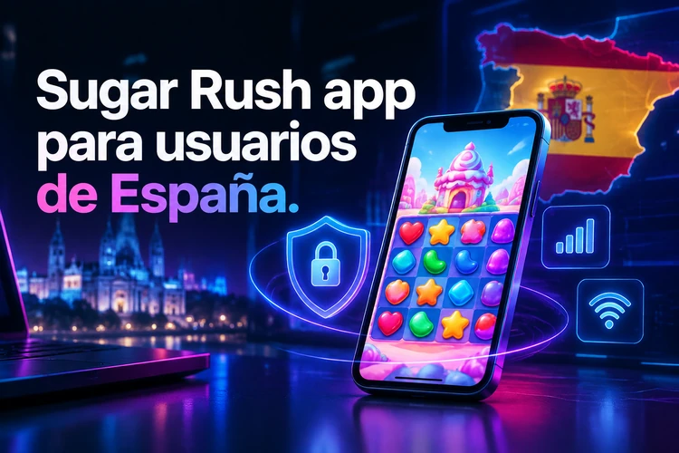 Sugar Rush app para usuarios de España