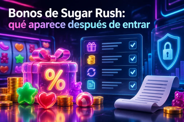 Bonos de Sugar Rush: qué aparece después de entrar